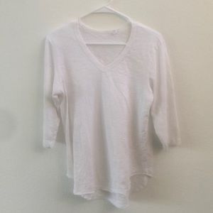 Wilt new white baby fit long sleeve shrunken crew.